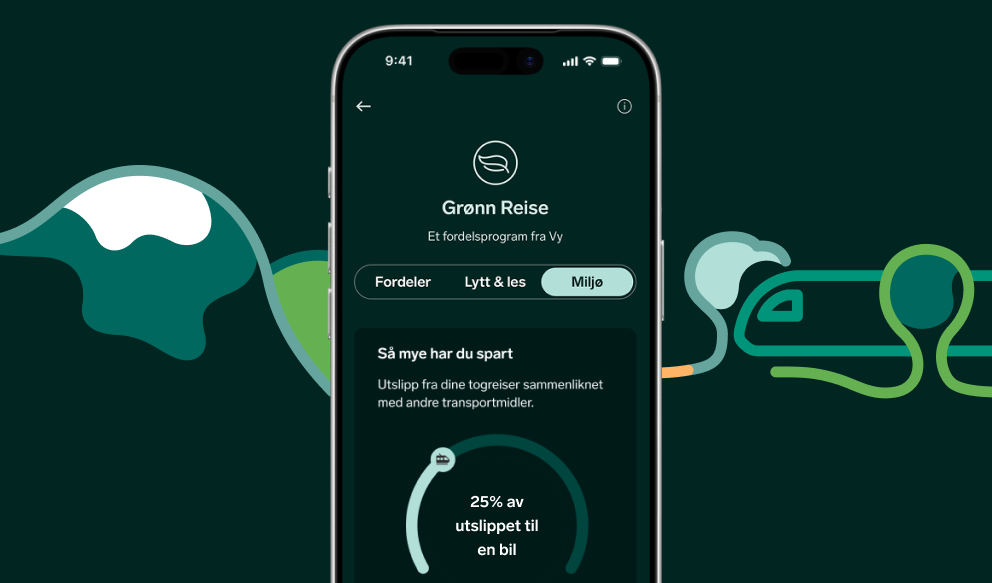 Bild av CO2-kalkylator i app