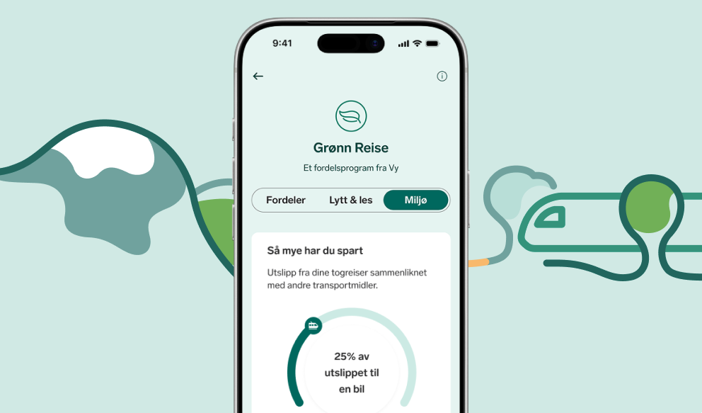 Bild av CO2-kalkylator i app